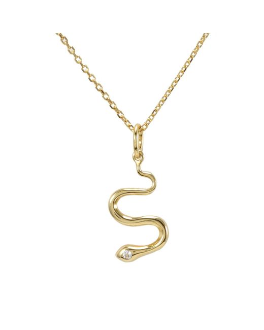 Hye Jane Jewelry Metallic Serpent Necklace