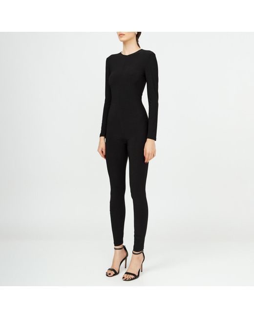 LIA ARAM Black Long-Sleeved Jumpsuit