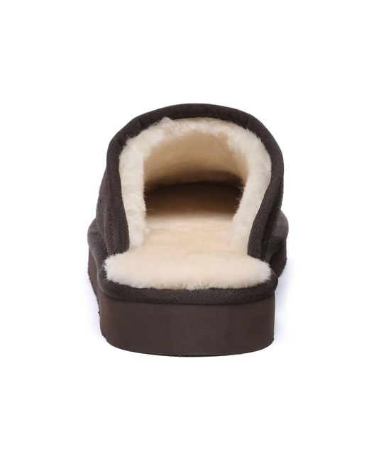 EverAu Australia Brown Lark Slippers for men