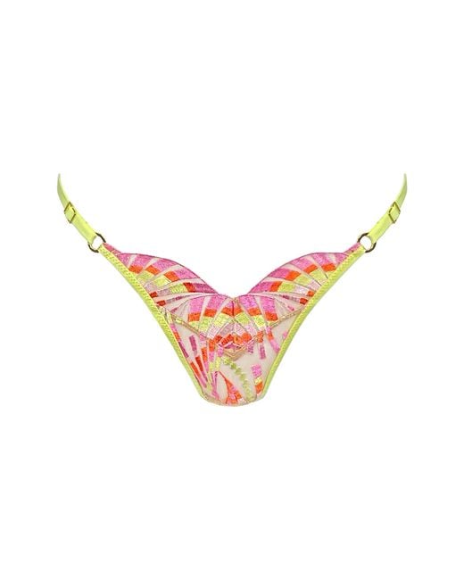 Somewhere Never Pink Super Fan Thong
