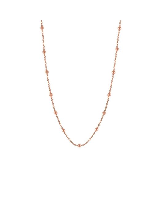 Spero London Blue Bead Chain Sterling Satellite Necklace