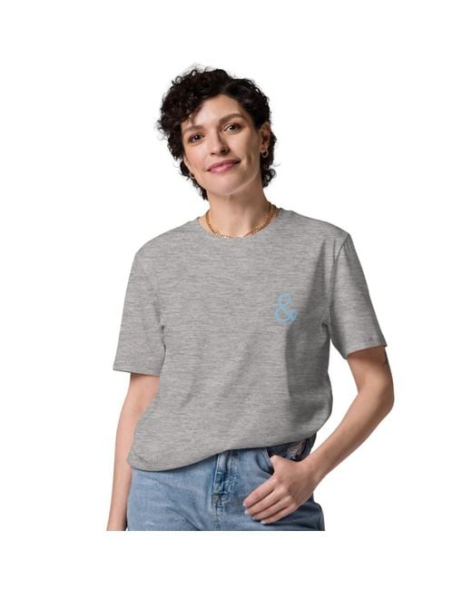 Anchor and Crew Gray Heather Just Explore. Seeker Organic Cotton T-Shirt