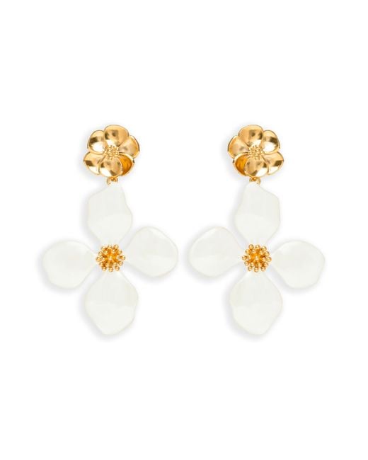 Lavani Jewels White Cassia Earrings