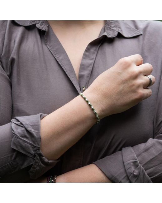 Harbour Uk Green Yule Viking Rope Bracelet