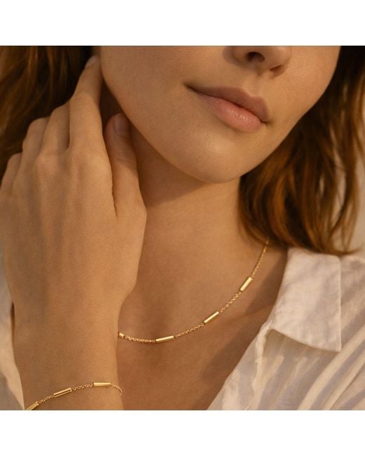 Lily Flo Jewellery Metallic Karma Circle Chain Necklace