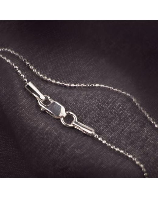 The Jewellery Store London Metallic Fine Ball Chain