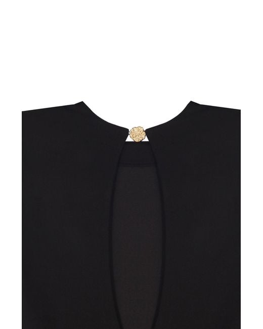 No'design Black Angelina Backless Long Dress