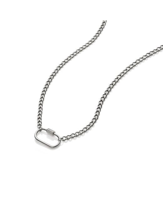 Bermuda Watch Company Metallic Maivelle Lexi Carabiner Chain Necklace