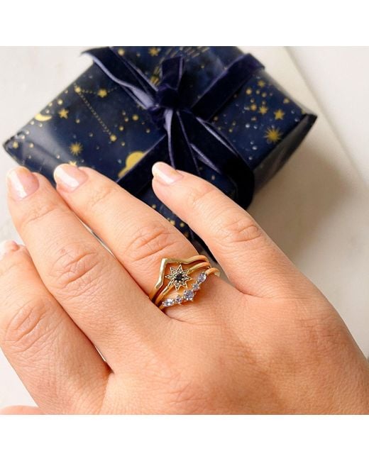 Tanzanite wishbone sale ring