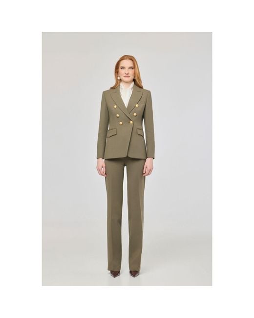 The Extreme Collection Green Double-Breasted Blazer Garcia Vintage 02