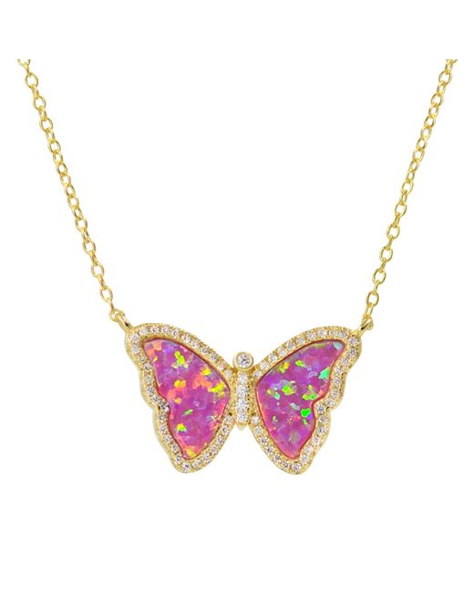 KAMARIA Pink Opal Butterfly