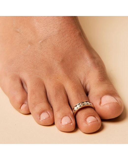 Charlotte's Web Jewellery White Maharaja Silver Midi Ring Or Toe Ring