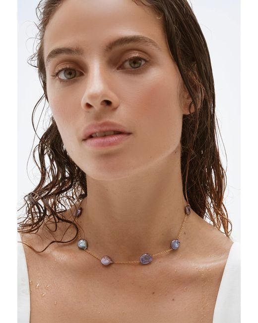 Lavani Jewels Brown Siena Pearl Choker