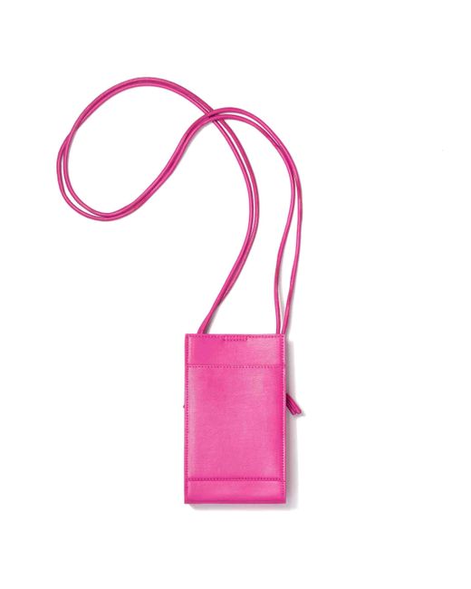 Naoa Pink Phone & Essentials Crossbody Bag Fuchsia