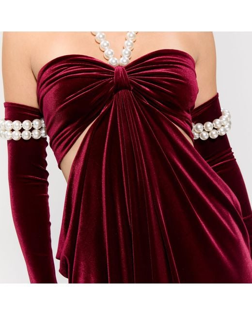 Nur Karaata Red Royal Ancestry Dress
