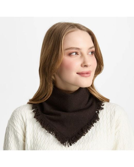Mohair&Angora Black Wool Foulard