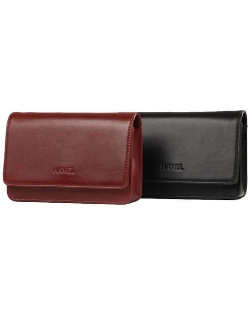 Hamel Atelier Red Salina Bag Leather Crossbody Bag