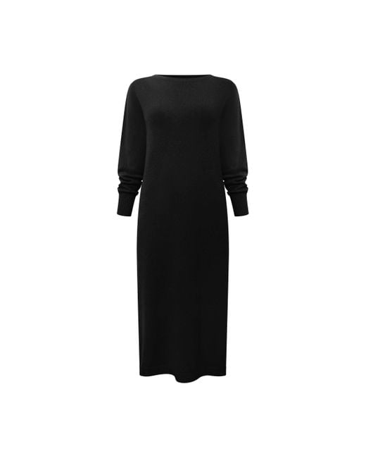 James Lakeland Black Knitted Midi Dress