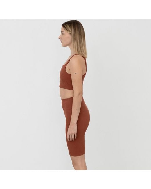The Koozy Red Charlotte High Waist Shorts