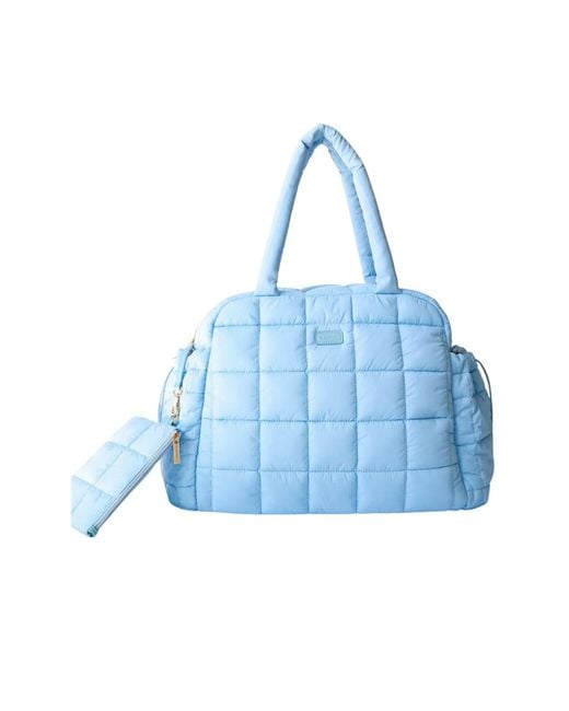 augustnoa Blue The Weekender Duffle Bag