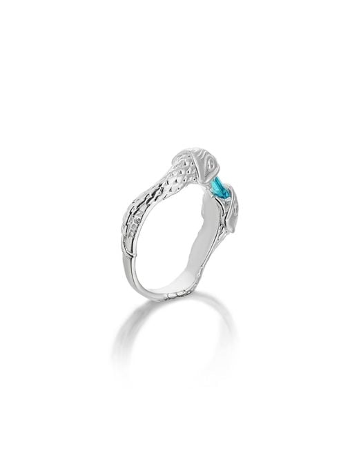 Stefan Tiron Blue Mio Silva Ring