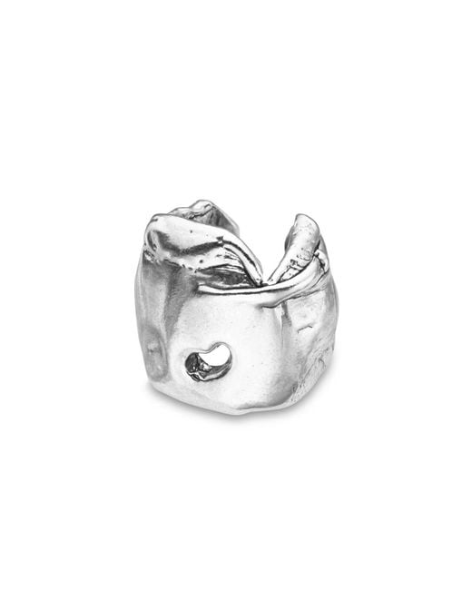 EVA REMENYI Metallic Talisman Chunky Ear Cuff