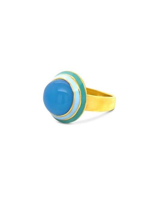 GEM BAZAAR Blue Duomo Ring