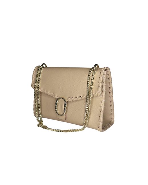 Ruj Heritage Natural Neutrals Shoulder Bag Caffellatte