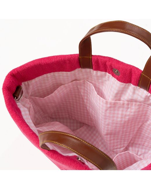 Yourhandbags Pink Fuchsia Terry Tote Bag