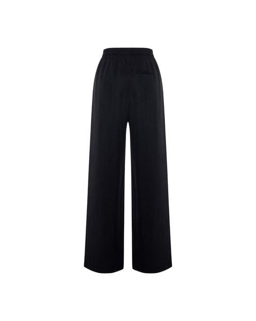 Pcfg Black Daydreamers Relaxed Fit Wide Leg Pants for men