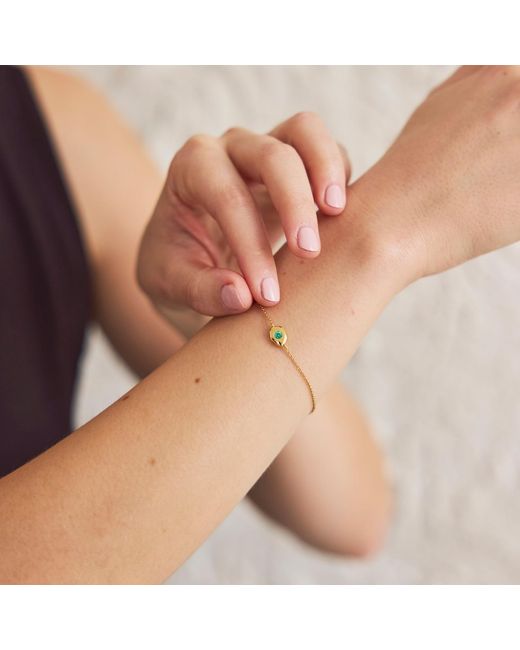 Arctic Fox & Co. Metallic The May Birthstone Bracelet