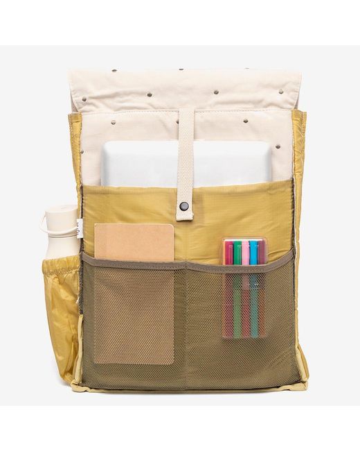 Lefrik Natural Handy Backpack Ecru Dots
