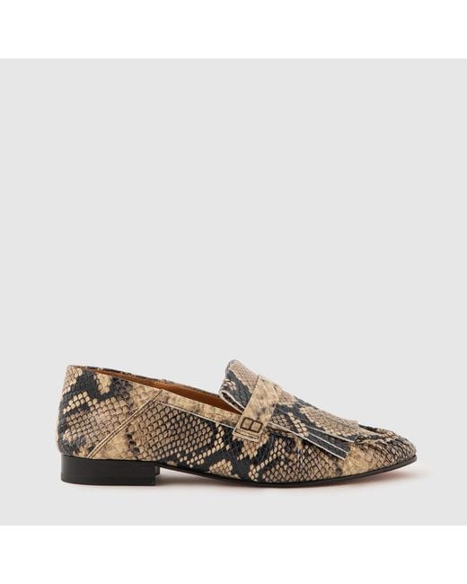 Mariano Shoes Brown Neutrals Constância Loafer Snake Effect