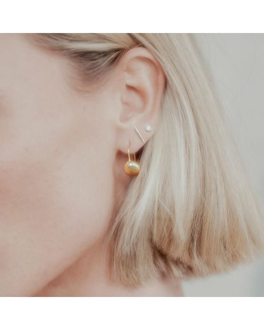 Tory Long Metallic The Spike Stud