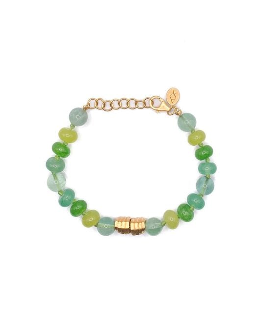 Après Youth Green 'Spud' Beaded Friendship Bracelet