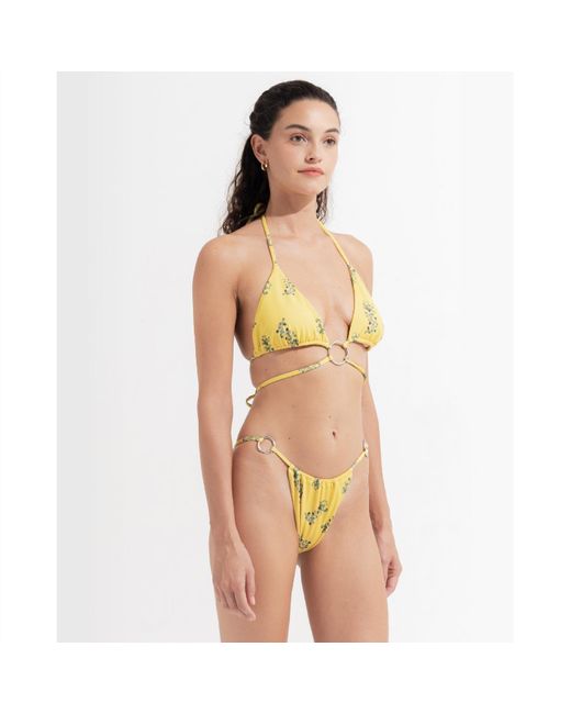 Morrato Bali Yellow Subash Bikini Top Persephone Frouta