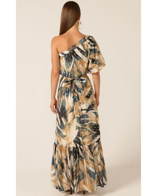 SACHA DRAKE Metallic Oliviera Maxi Dress