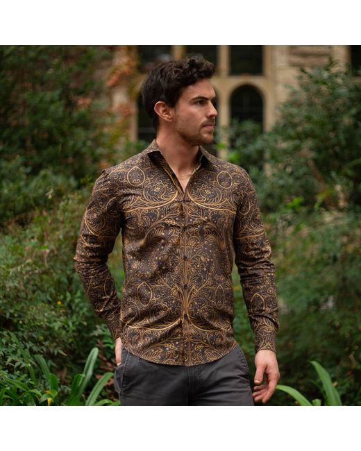 Maurice Saxe Brown Artist Shirt for men