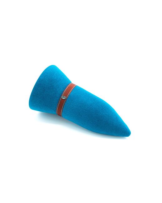 DORIA 1905 Blue Light Velour Lapin Felt Rollable Hat for men