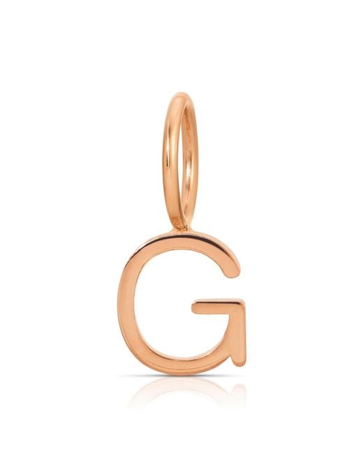 Maya Brenner Metallic Letter Charm