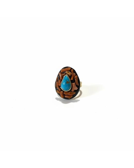 By Virgo Blue Zareen Ring