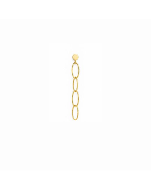 Ecce | Artisan Diamonds Metallic 14K Solid Chain Earring Back