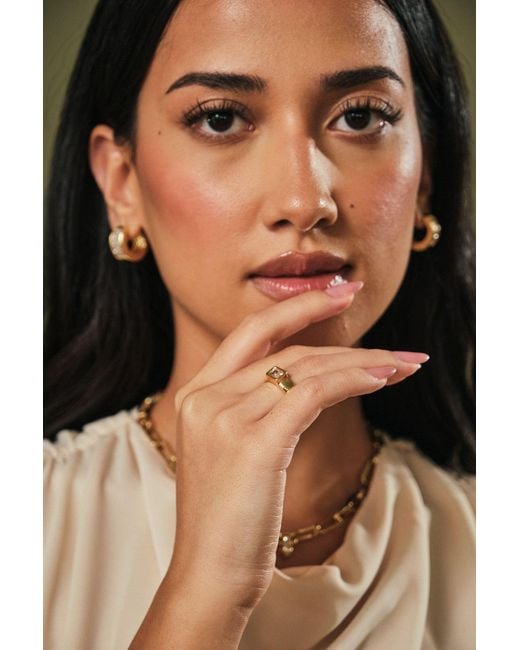 Argento Vivo Metallic Baguette Heirloom Ring