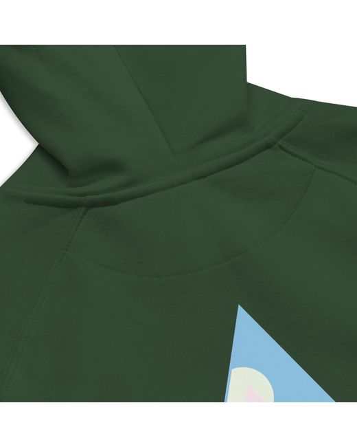 Anchor and Crew Green Bottle Just Explore. Seeker Organic Cotton Raglan Hoodie
