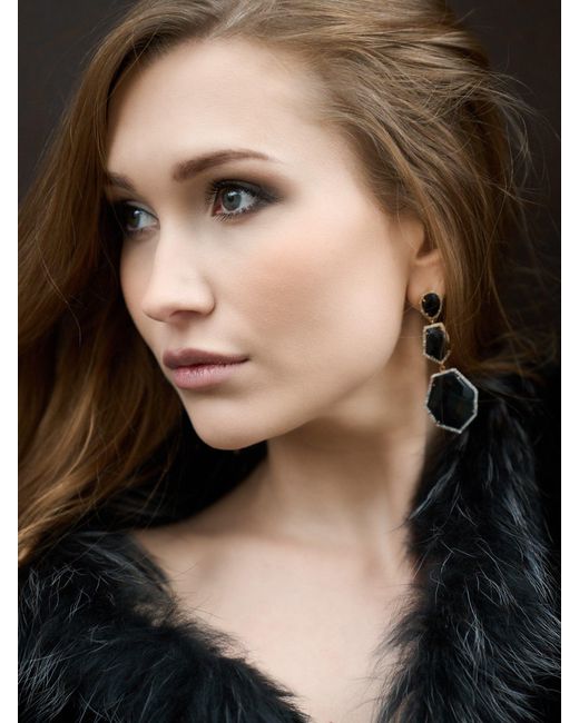 Stephanie Browne Australia Green The Baroness Earrings
