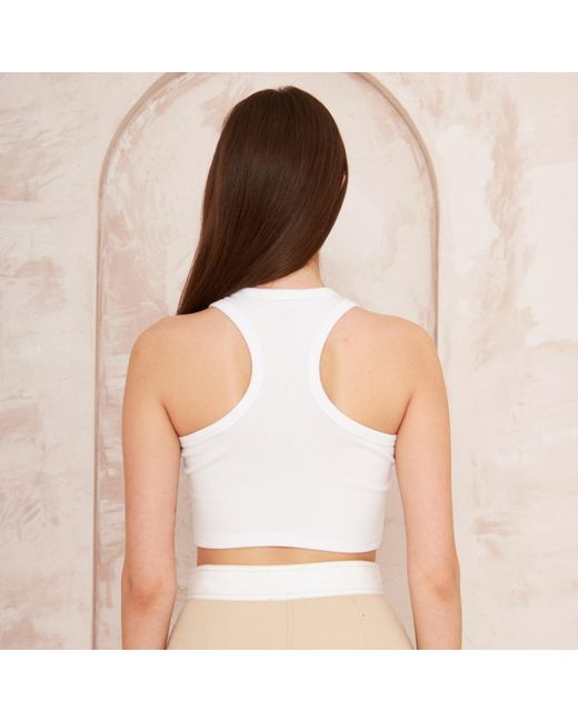 Ariana Bestepe Blue Amara Crop Top