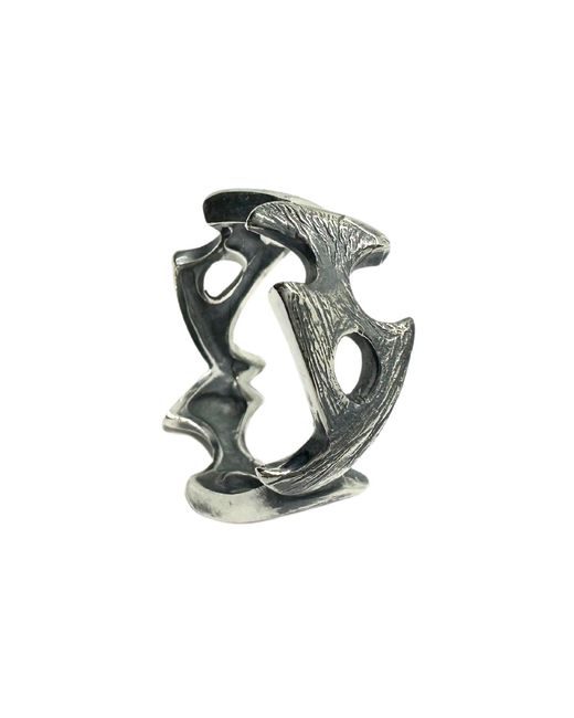 Tg-Jewellery by Tamara Gervasio Green Spike Ring – Sterling, Lost Wax Carving for men