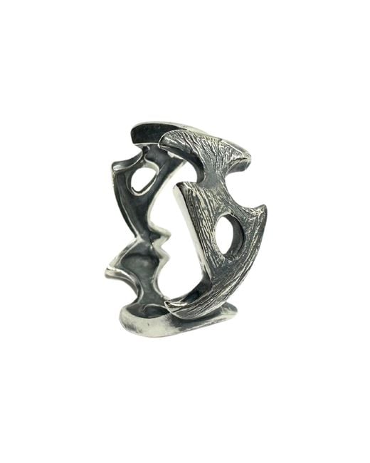 Tg-Jewellery by Tamara Gervasio Green Spike Ring – Sterling, Lost Wax Carving for men