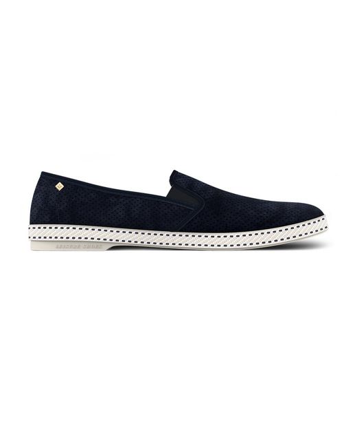 Rivieras Blue Classic Suede