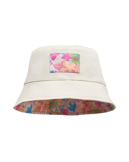 Lost Pattern Pink Frida X Lost Pattern "Frida's Garden" Jacquard Reversible Bucket Hat